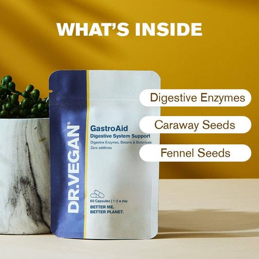 DR.VEGAN GastroAid Digestive Formula | 60 Capsules