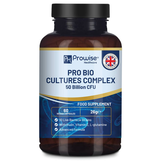 Prowise Pro Bio Cultures Complex supplement featured in the SlimPulse probiotic CFU guide