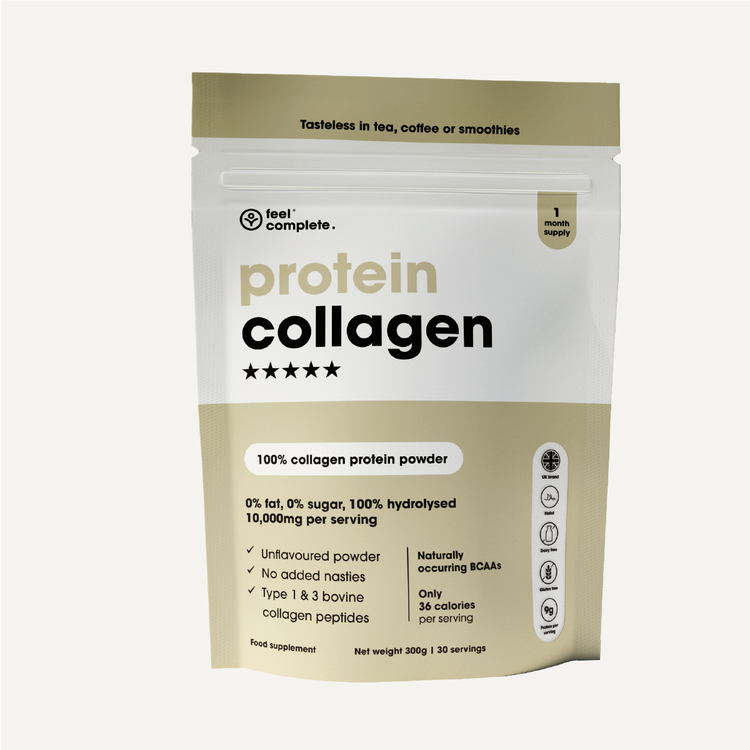 Feel Complete collagen protein powder featured in SlimPulse Customer Favourites