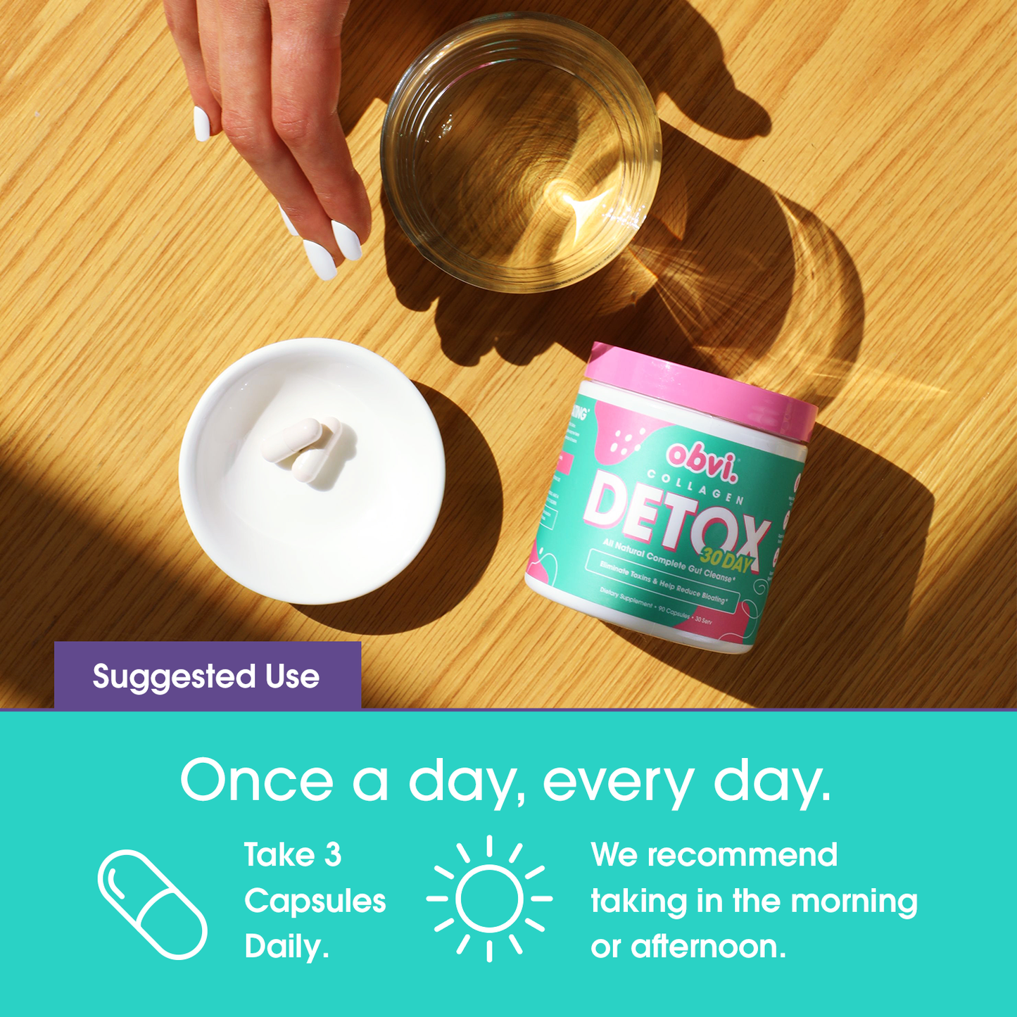 Obvi 30-Day Collagenic Detox -  Gut Health & Digestion