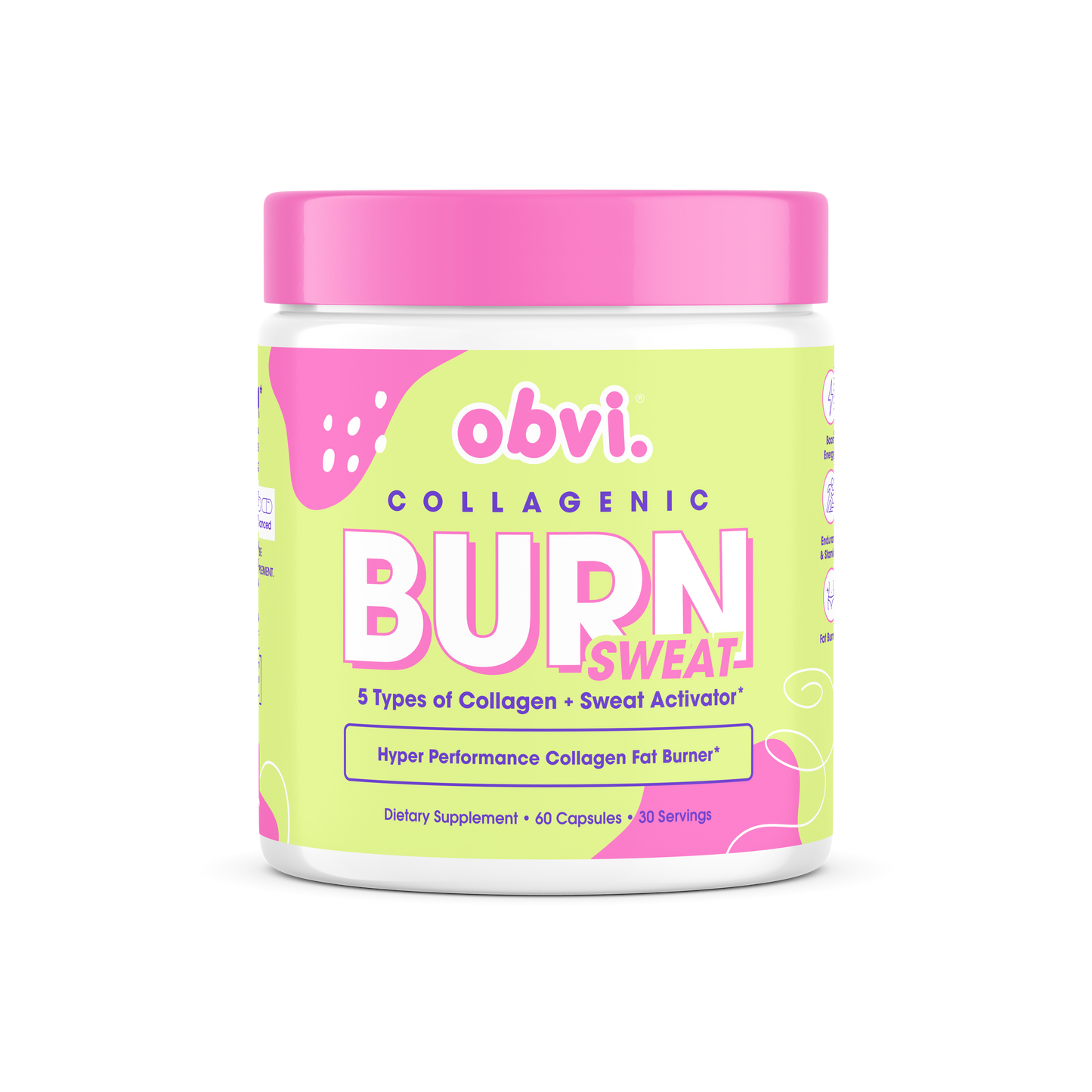 Obvi Burn Sweat - Collagenic Fat Burn & Energy Boost