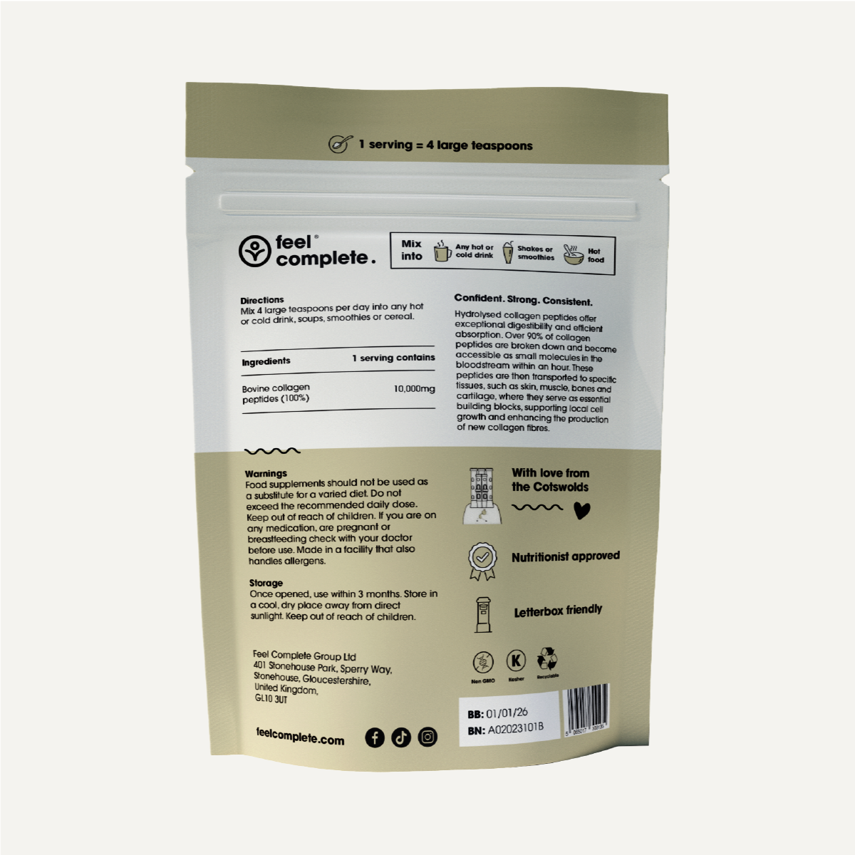 Protein Collagen: 1 month supply