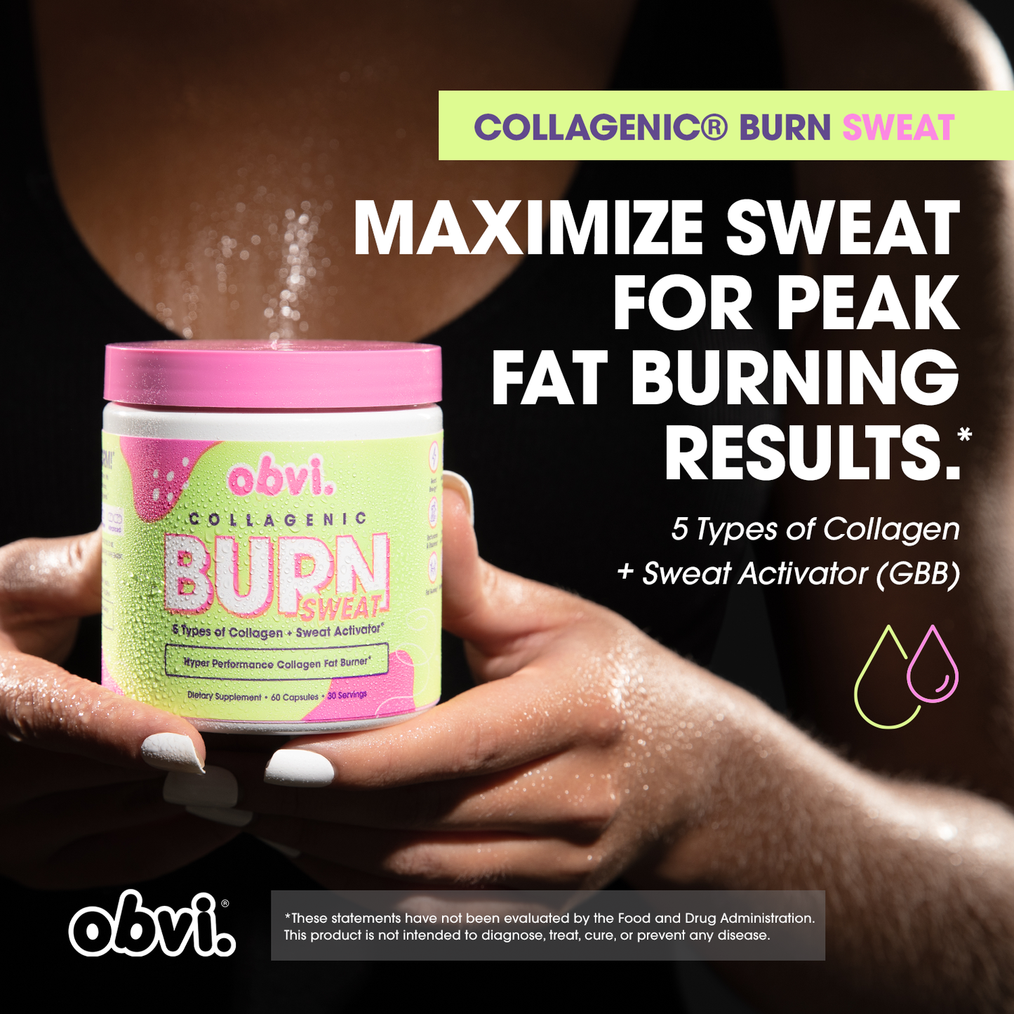 Obvi Burn Sweat - Collagenic Fat Burn & Energy Boost