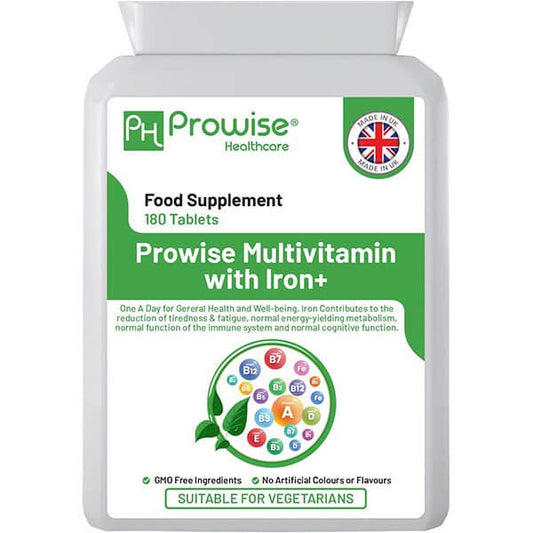 Multivitamin & Iron 180 Tablets (6 Months Dose) Immune Suppo