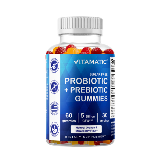 Vitamatic Pre & Probiotic Gummies | 60 Gummies