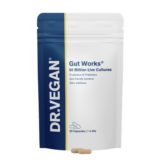 Gut Works® | 30 Capsules | Pre & Probiotic | 50 Billion CFU