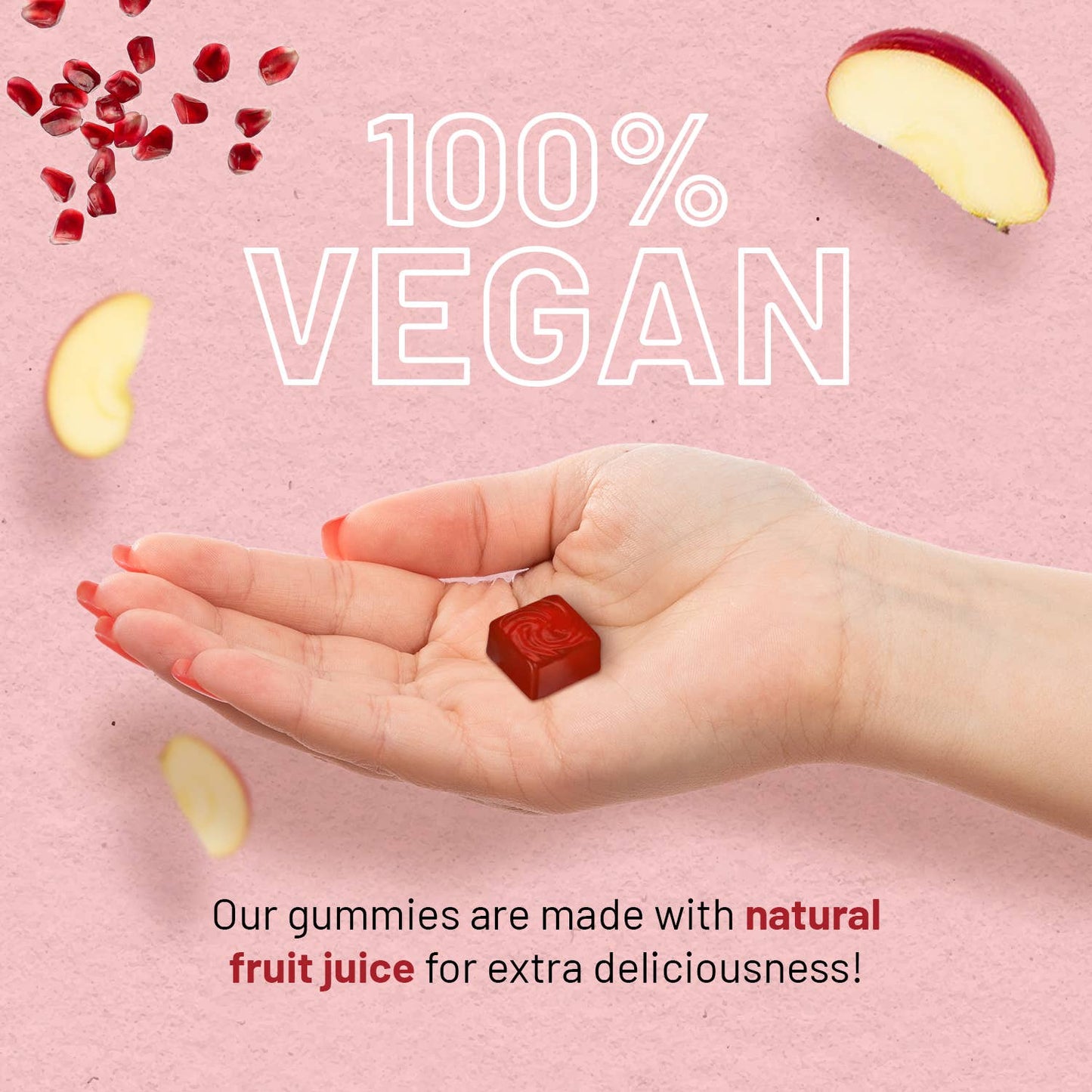 Vegan Apple Cider Vinegar Gummies | High Strength 1000mg