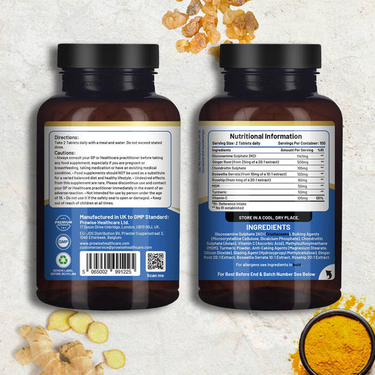 Prowise Glucosamine & Chondroitin Complex | 200 Tablets