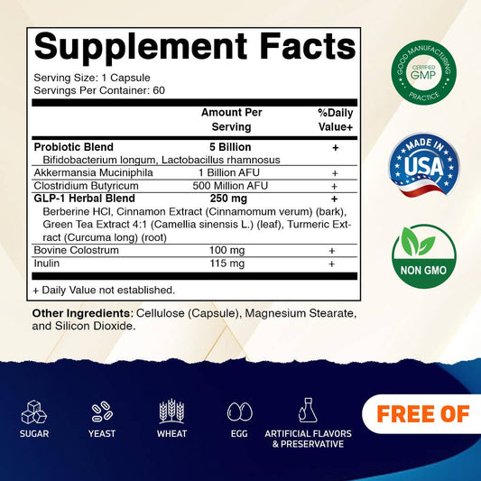 Vitamatic Akkermansia, Berberine & Probiotic Complex