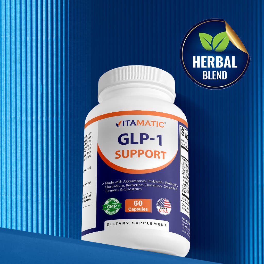 Vitamatic GLP-1 Support | Appetite & Digestive Care | 60 Ct