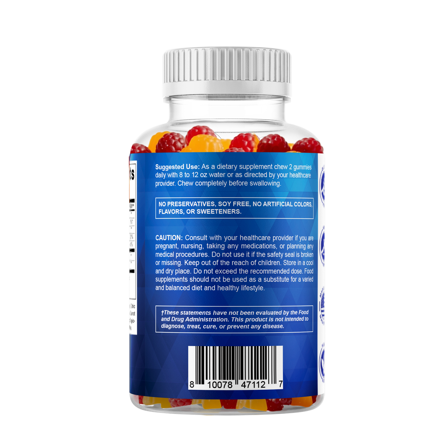 Vitamatic | Pre & Probiotic 5 Billion CFUs | 60 Vegan Gummies