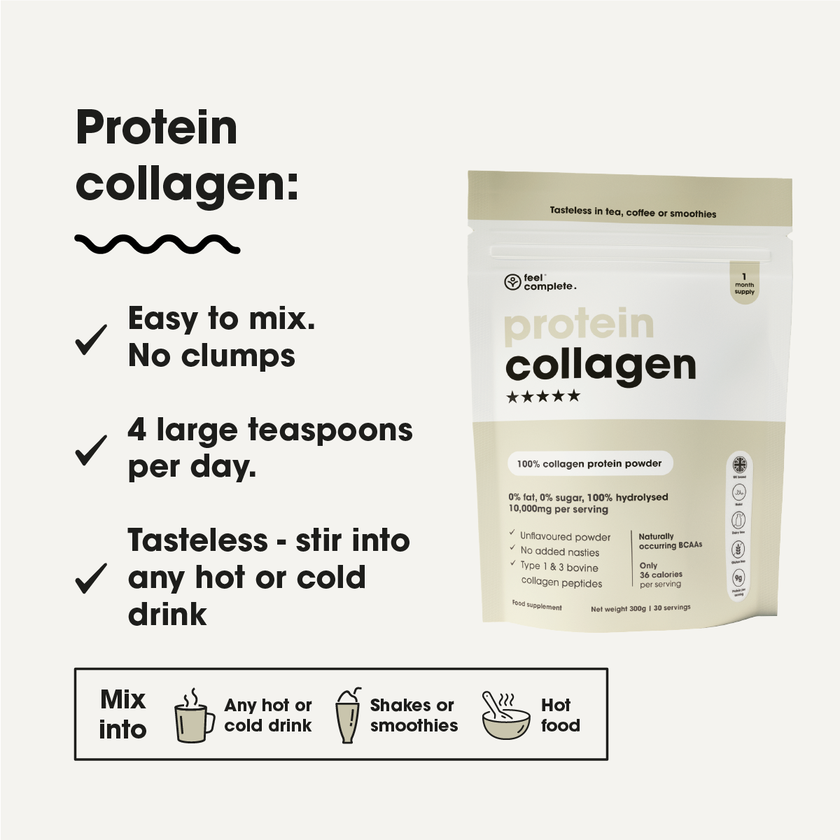 Protein Collagen: 1 month supply